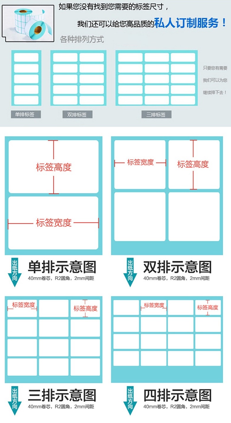 E邮宝专用标签 物流快递面单打印纸 电子面单打印纸