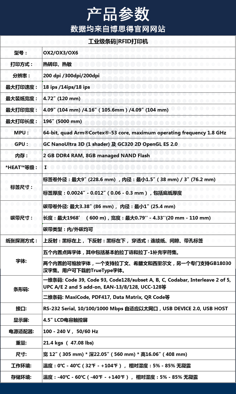 犇博系列 OX2r/OX3rOX6r