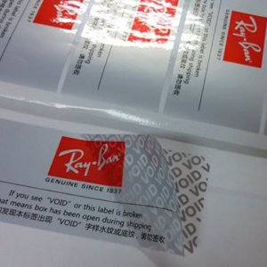 防拆标签 VIOD防拆条码标签图案  自定义图案